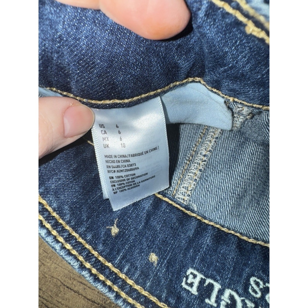 American Eagle Women's Button Skirt Lot of 3 Jean, Corduroy, Camo Size 6‎ US - Picture 10 of 11